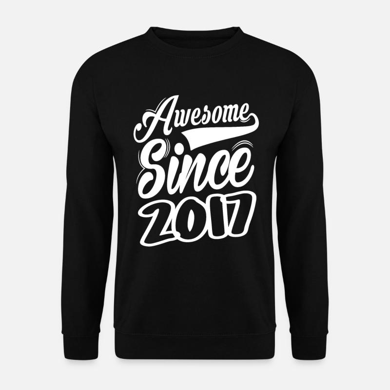 Awesome Since 2017 - Unisex Pullover - Schwarz