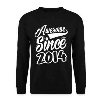 Génial depuis 2014 - Sweat-shirt Unisexe - noir - Devant - Alina (178cm) & Michal (187cm)