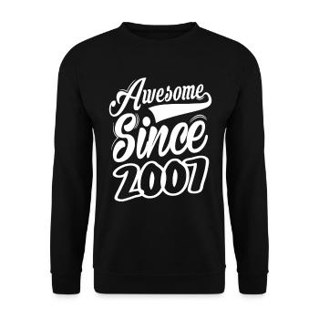 Génial depuis 2007 - Sweat-shirt Unisexe - noir - Devant - Alina (178cm) & Michal (187cm)