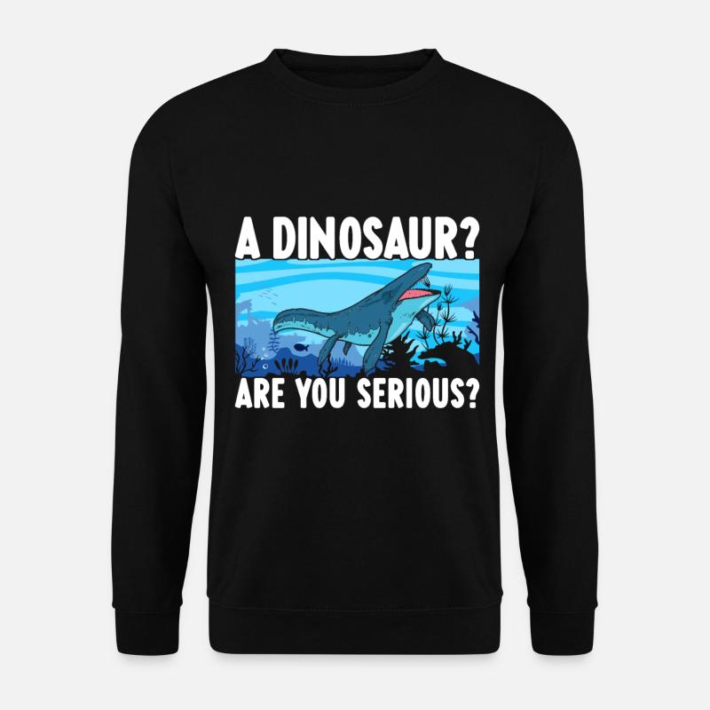 Mosasaurus Dinosaurier - Unisex Pullover - Schwarz