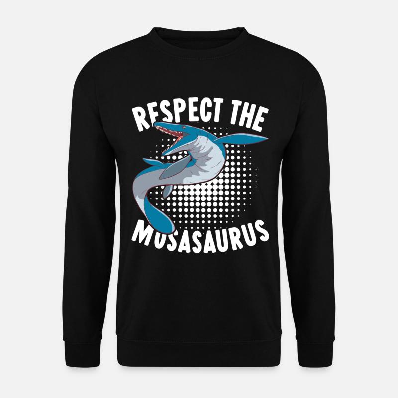 Mosasaurus Dinosaurier - Unisex Pullover - Schwarz