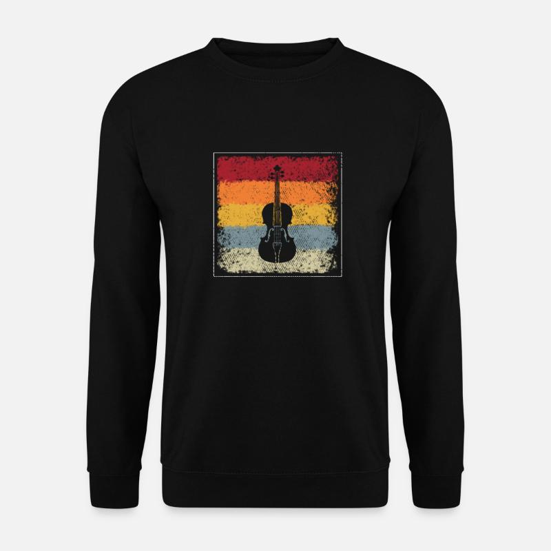 Violin Retro - Unisex Sweatshirt - black