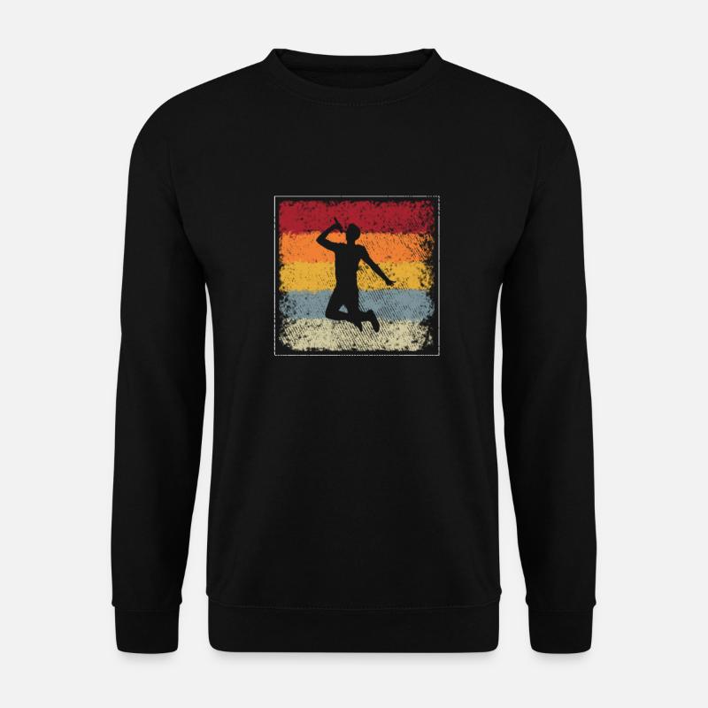 Sänger Retro - Unisex Pullover - Schwarz
