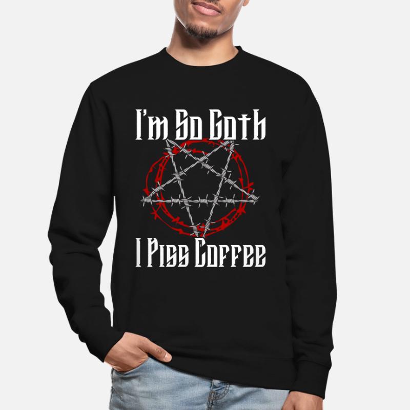 Satan Beelzebub Teufel Gothic Pentagram Mystisch Unisex Pullover
