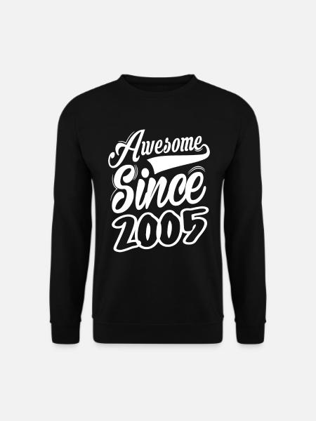 Awesome Since 2005 - Unisex Sweatshirt - black