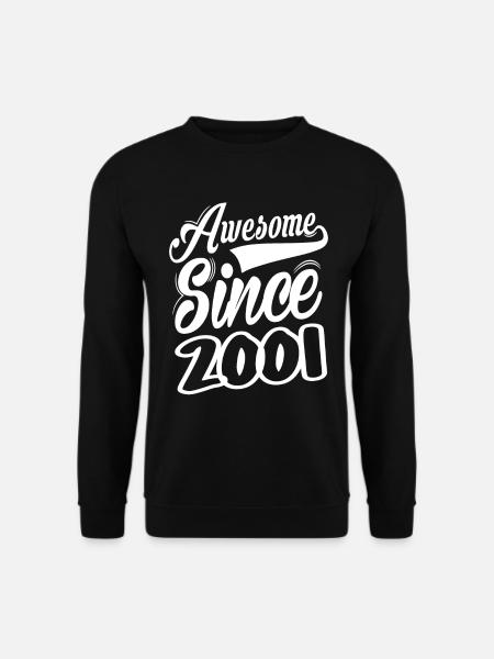 Awesome Since 2001 - Unisex Sweatshirt - black