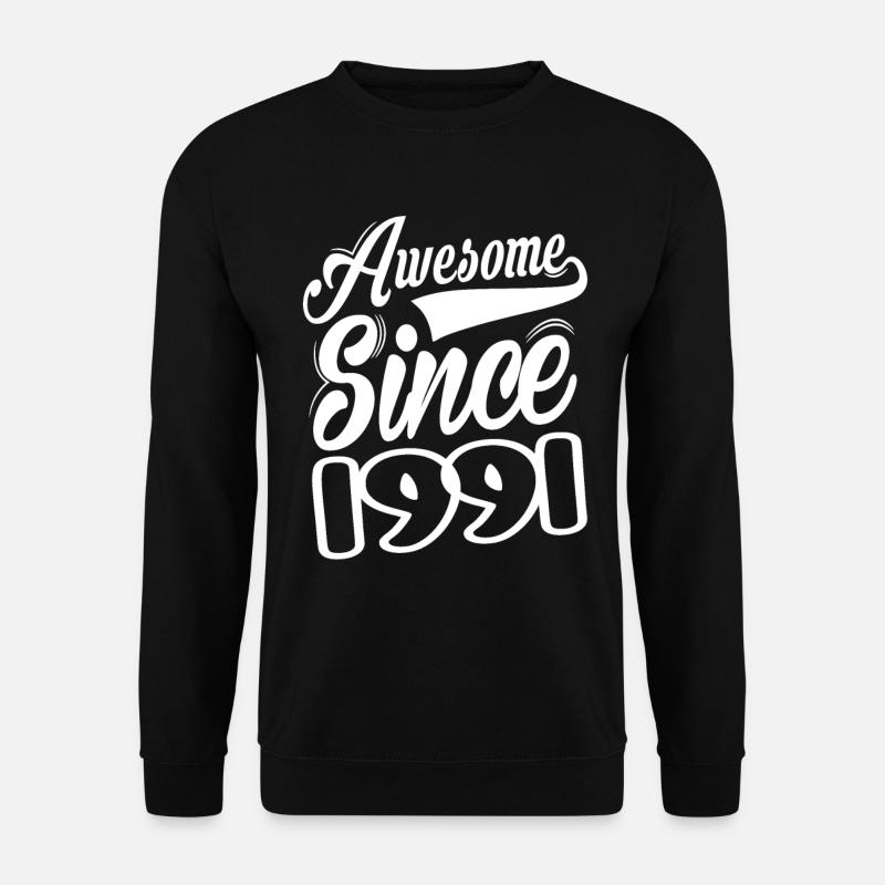 Awesome Since 1991 - Unisex Sweatshirt - black