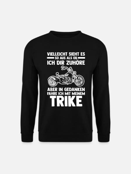 Motorrad Trike - Unisex Pullover - Schwarz