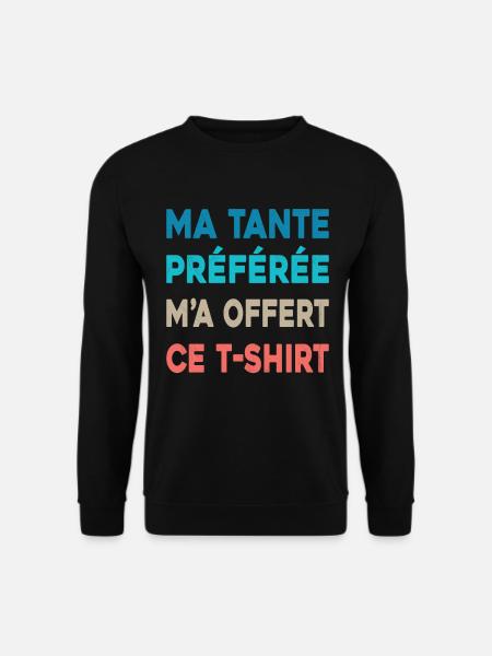 Joyeux Anniversaire à Mon Neveu ou Nièce Cadeau - Sweat-shirt Unisexe - noir