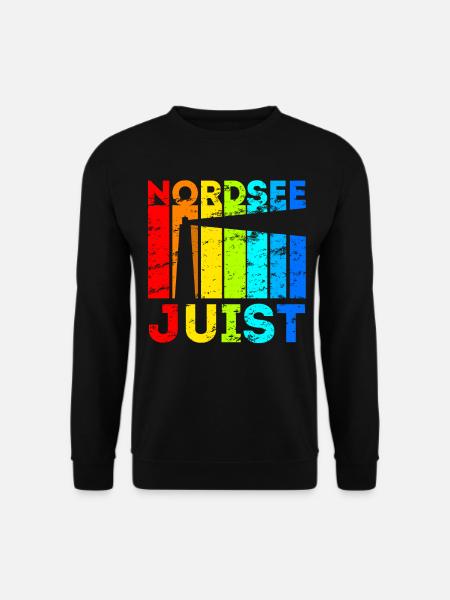 Juist Nordsee Ostfriesische Insel Geschenk - Unisex Pullover - Schwarz