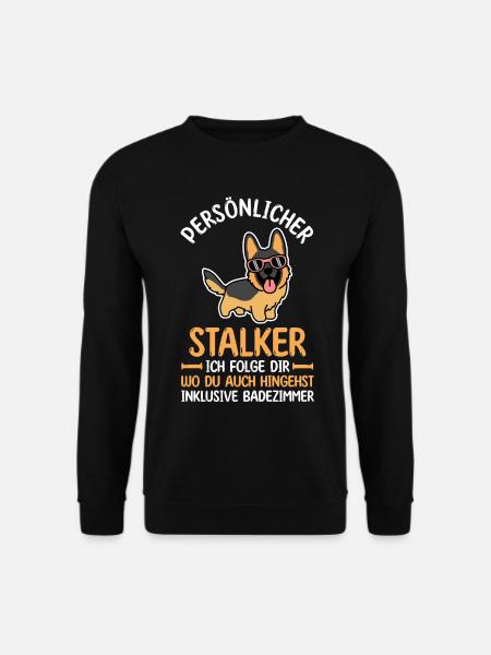 Hund Schäferhund - Unisex Pullover - Schwarz