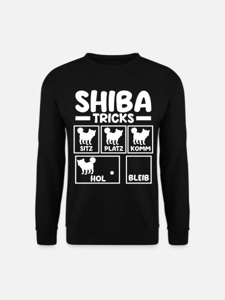 Hund Shiba Inu - Unisex Pullover - Schwarz