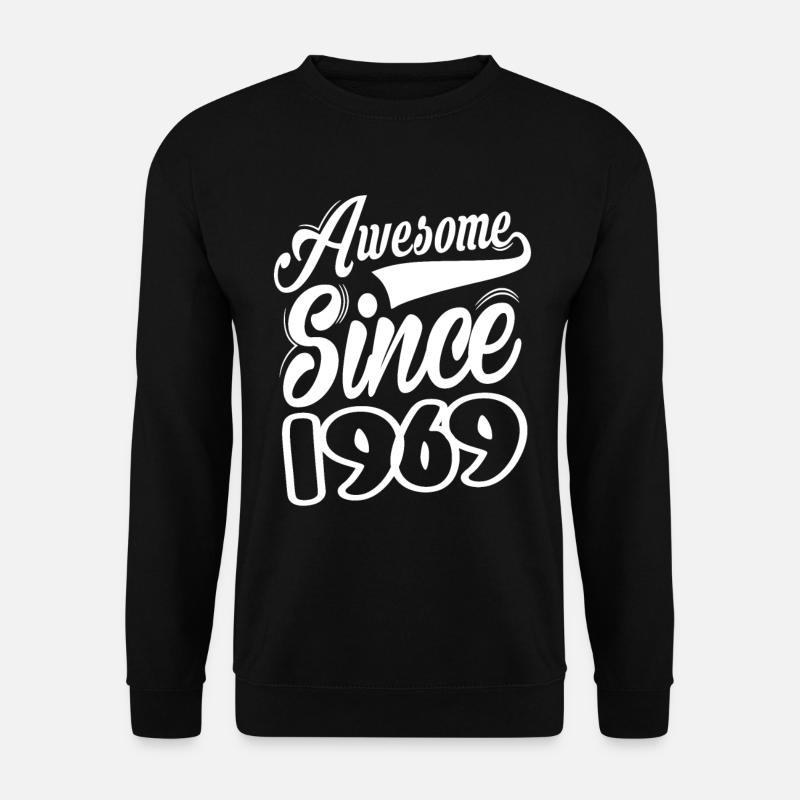 Awesome Since 1969 - Unisex Sweatshirt - black