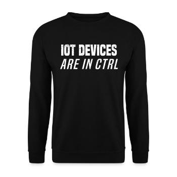 Internet Of Things IOT Programmierer Admin IT - Unisex Pullover - Schwarz - Vorne - Alina (178cm) & Michal (187cm)