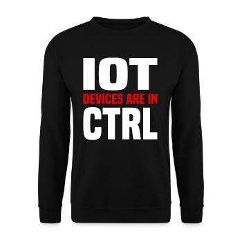 Internet Of Things IOT Programmierer Admin IT - Unisex Pullover - Schwarz - Vorne - Alina (178cm) & Michal (187cm)