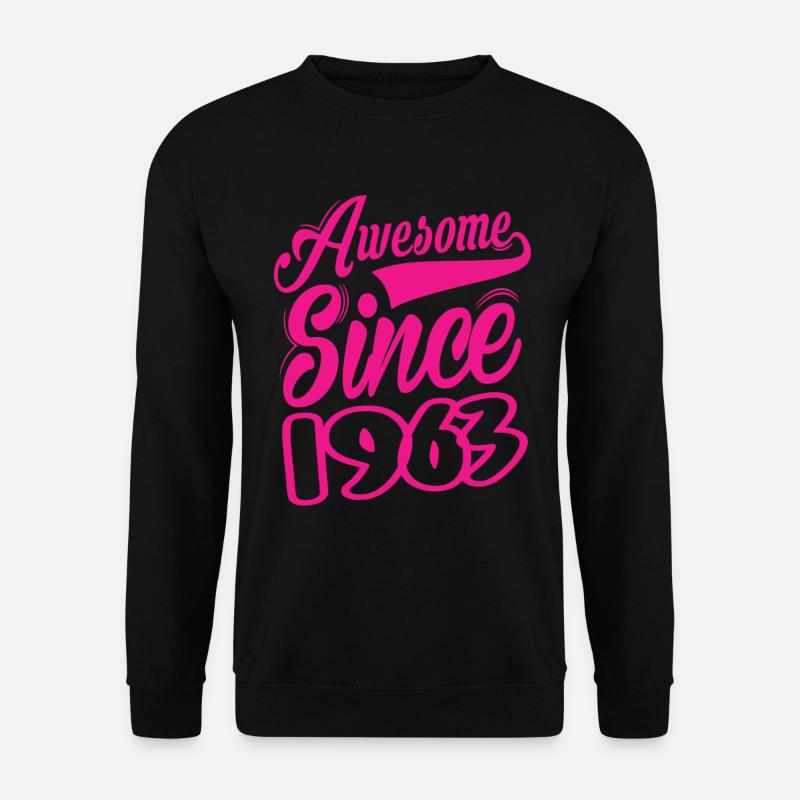 Awesome Since 1963 - Unisex Pullover - Schwarz