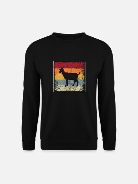 Goat Retro - Unisex Sweatshirt - black
