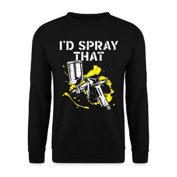 Body painter Someone has to do it - Unisex Sweatshirt - black - Front - Alina (178cm) & Michal (187cm)