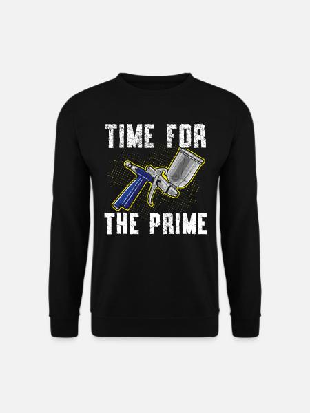 Zeit für die Prime Autolackierung Autolackierer - Unisex Pullover - Schwarz