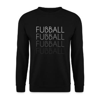 Lettrage de football - Sweat-shirt Unisexe - noir - Devant - Alina (178cm) & Michal (187cm)