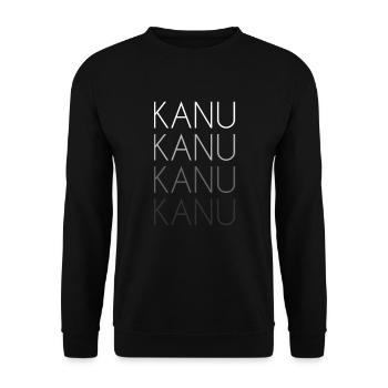 Lettrage de canoë - Sweat-shirt Unisexe - noir - Devant - Alina (178cm) & Michal (187cm)
