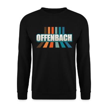 Offenbacherin Offenbacher Offenbach - Unisex Pullover - Schwarz - Vorne - Alina (178cm) & Michal (187cm)