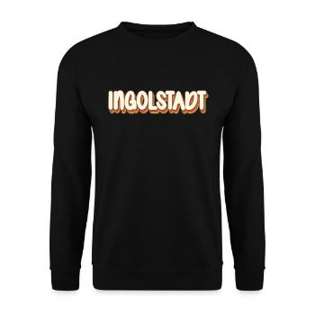 Ingolstadt resident Ingolstadt - Unisex Sweatshirt - black - Front - Alina (178cm) & Michal (187cm)