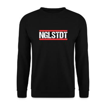 Ingolstädterin Ingolstädter Ingolstadt - Unisex Pullover - Schwarz - Vorne - Alina (178cm) & Michal (187cm)