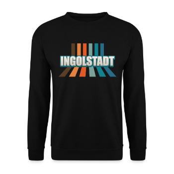 Ingolstadt resident Ingolstadt - Unisex Sweatshirt - black - Front - Alina (178cm) & Michal (187cm)