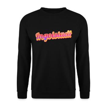 Ingolstadt resident Ingolstadt - Unisex Sweatshirt - black - Front - Alina (178cm) & Michal (187cm)