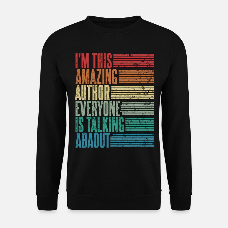 Forfatter Forfatter Forfatter Gave Forfatter - Unisex sweater - sort