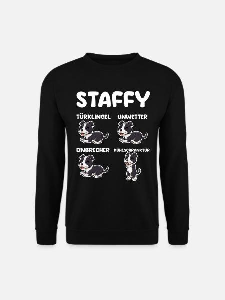 Dog Staffy - Unisex Sweatshirt - black