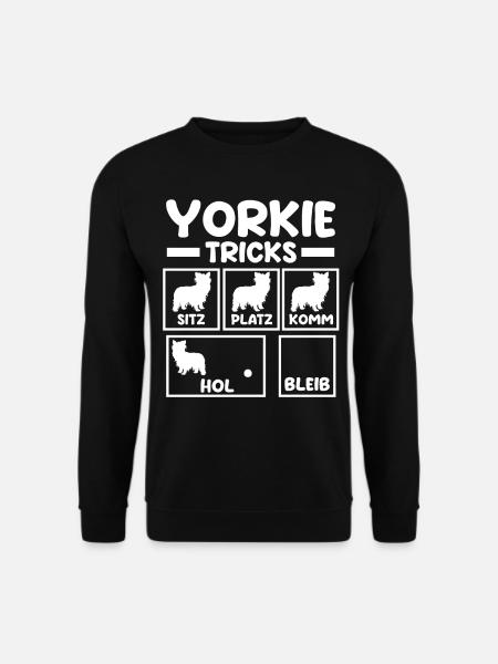 Dog Yorkie - Unisex Sweatshirt - black