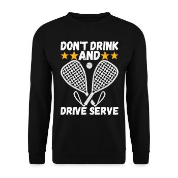 Racquetball Racquetball Player - Unisex Sweatshirt - black - Front - Alina (178cm) & Michal (187cm)