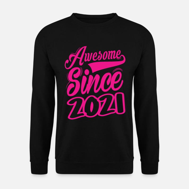 Awesome Since 2021 - Unisex Sweatshirt - black
