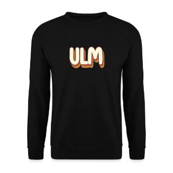 Ulmerin Ulmer Ulm - Unisex Sweatshirt - black - Front - Alina (178cm) & Michal (187cm)