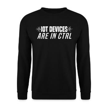 Internet Of Things IOT Programmierer Admin IT - Unisex Pullover - Schwarz - Vorne - Alina (178cm) & Michal (187cm)