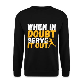 Racquetball Racquetball Player - Unisex Sweatshirt - black - Front - Alina (178cm) & Michal (187cm)