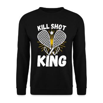 Racquetball Racquetball Player - Unisex Sweatshirt - black - Front - Alina (178cm) & Michal (187cm)