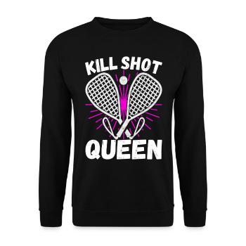 Racquetball Racquetball Player - Unisex Sweatshirt - black - Front - Alina (178cm) & Michal (187cm)