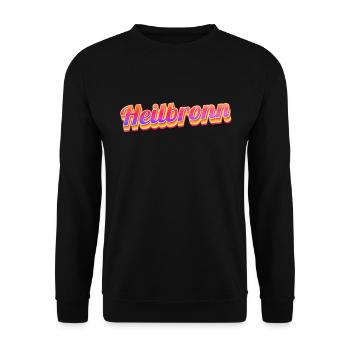Heilbronnerin Heilbronner Heilbronn - Unisex Pullover - Schwarz - Vorne - Alina (178cm) & Michal (187cm)