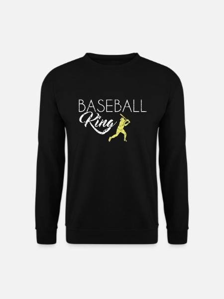 Baseball King - Unisex Pullover - Schwarz