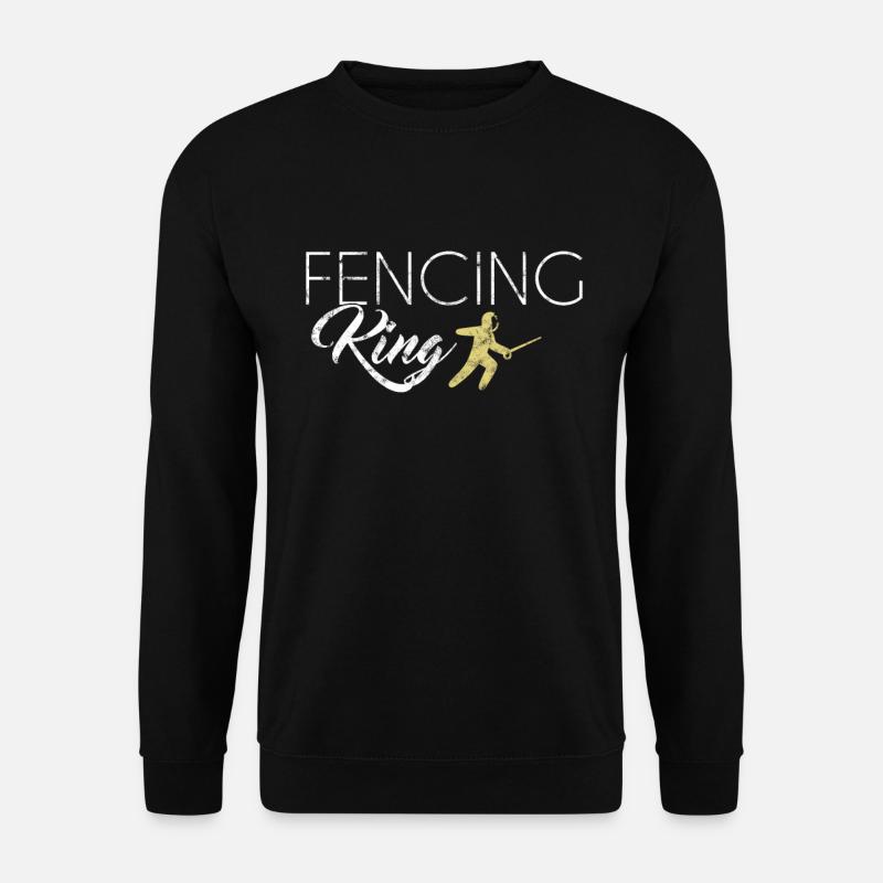 Fencing King - Unisex Sweatshirt - black
