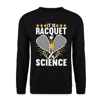 Racquetball Racquetball Player - Unisex Sweatshirt - black - Front - Alina (178cm) & Michal (187cm)