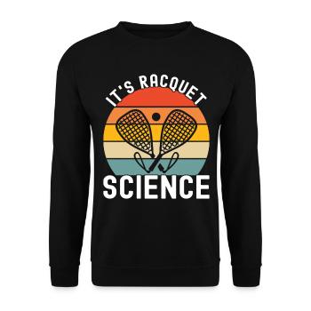 Racquetball Racquetball Player - Unisex Sweatshirt - black - Front - Alina (178cm) & Michal (187cm)
