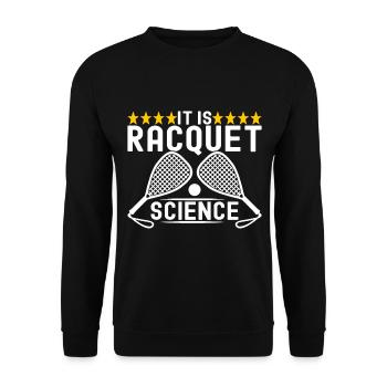 Racquetball Racquetball Player - Unisex Sweatshirt - black - Front - Alina (178cm) & Michal (187cm)