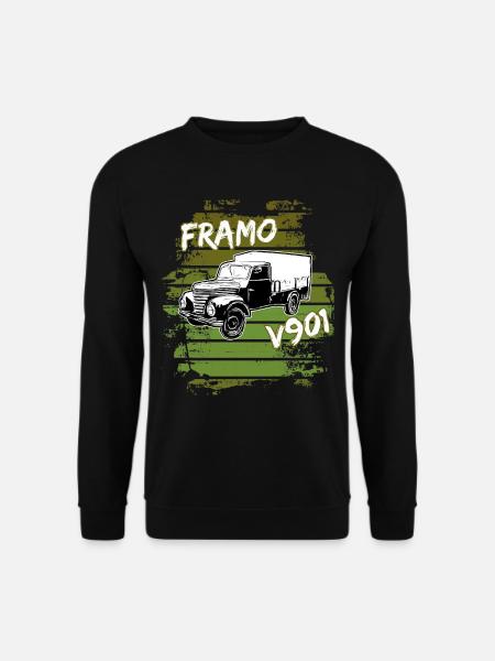 Framo pritsche Transporter Lkw DDR IFA Oldtimer - Unisex Pullover - Schwarz