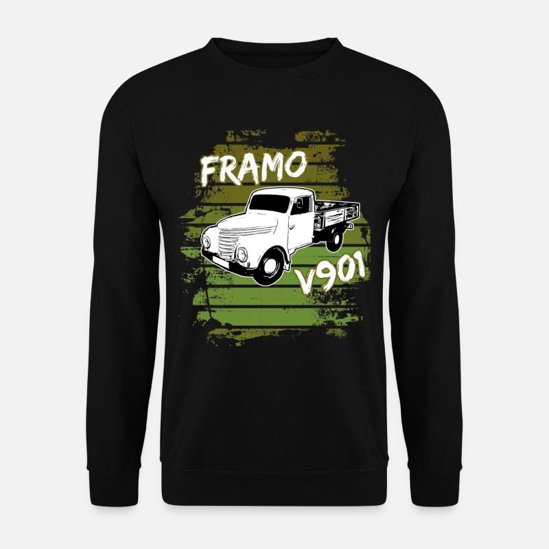 Framo pritsche Transporter Lkw DDR IFA Oldtimer - Unisex Pullover - Schwarz