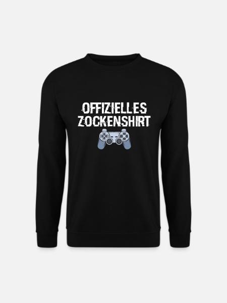 Zocken - Unisex Pullover - Schwarz