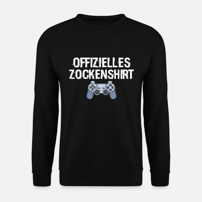 Zocken - Unisex Pullover - Schwarz